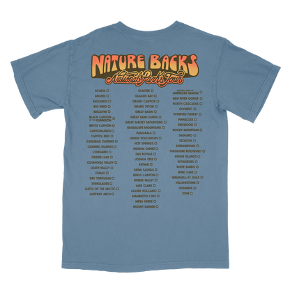 National Parks Tour (Fog) - Front Print