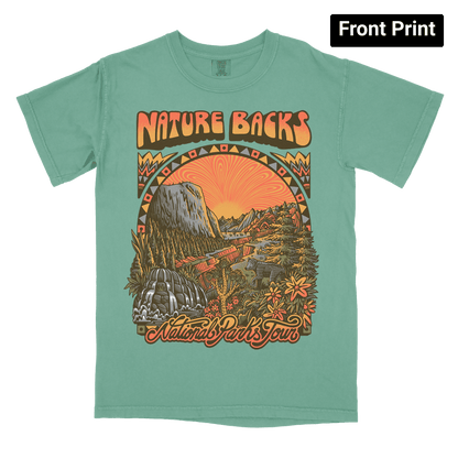 National Parks Tour (Jade) - Front Print