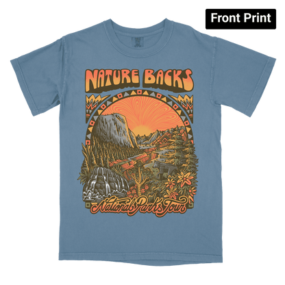 National Parks Tour (Fog) - Front Print